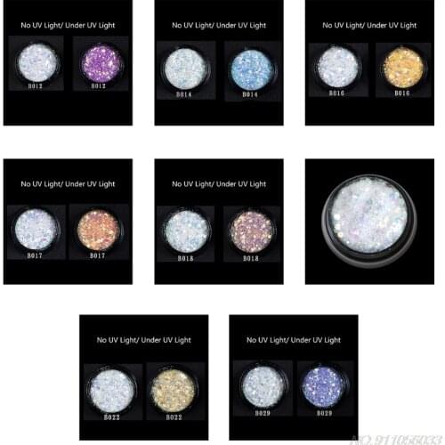 UV Color Change Mica Powder Sunlight Reactive Sequain Glitter Resin Jewelry DIY N30 20 Dropshipping