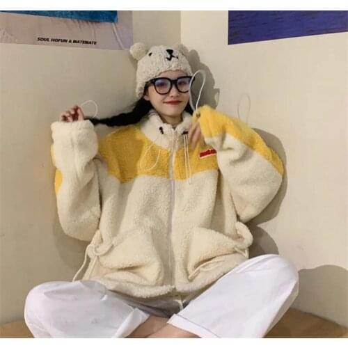 Loose Girl Female Special Spring Oversized Sweatshirt Kawaii Long Sleeve Cute Sweater Girl Students Sweater Streetwear Tops