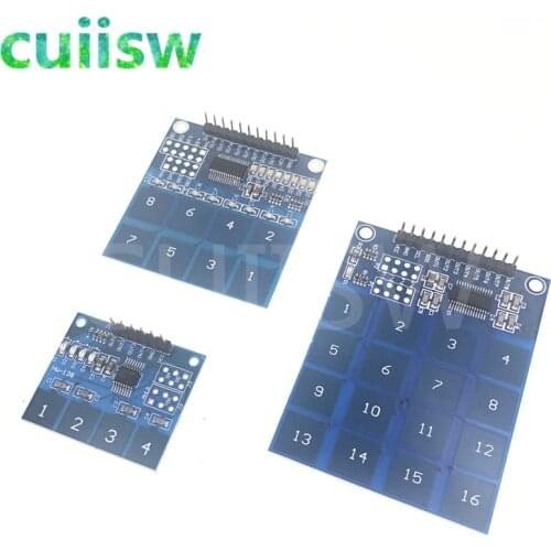 TTP224 / TTP226 / TTP229 Switch Touch Sensor Digital 4 / 8 / 16 channel Touch Capacitive Module