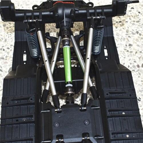 Whole Car Tie Rods for 1/10 Axial AXI03007 SCX10 III Jeep Wrangler Stainless Steel Positive Negative Thread Adjustable Tie Rods