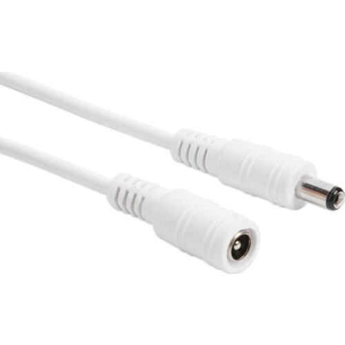 DC 12ALLOYSEED V-24V Power Extension Cord Cable 5.5x2.1mm Easily Carrying Lightweight Gadgets Male Female Power Adapter Wire