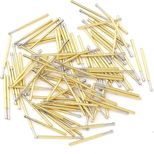 Convenient And Durable Spring Test Probe P160-D2 Metal Brass Test Probe 100 / PCS Test Probe Sleeve Length 24.5mm Spring Probe