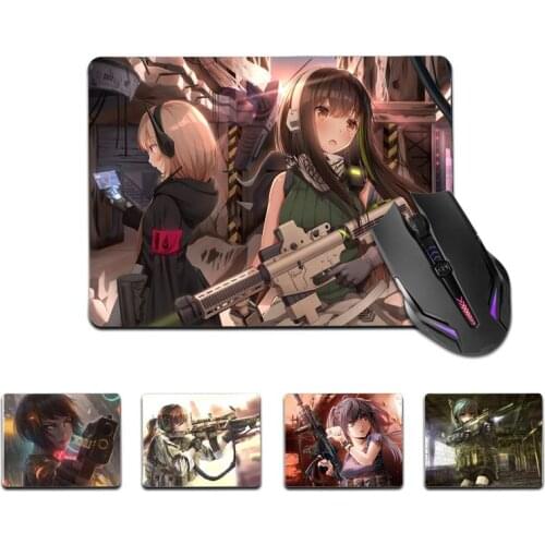 YNDFCNB Top Quality Anime Girl with Gun Laptop Gaming Mice Mousepad Top Selling Wholesale Gaming Pad mouse