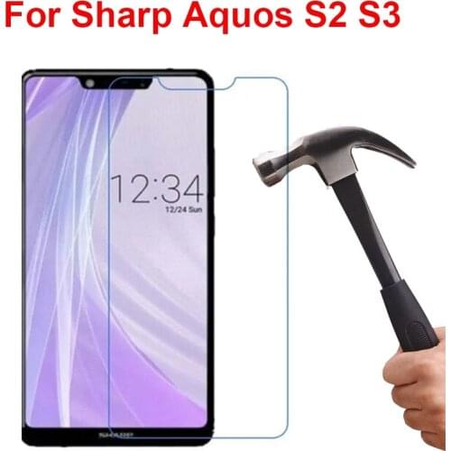 Explosion-Proof Glass Film For Sharp Aquos S2 AQUS2 Screen Protector 9H 2.5D Toughened Protective Front Film For Sharp Aquos S3