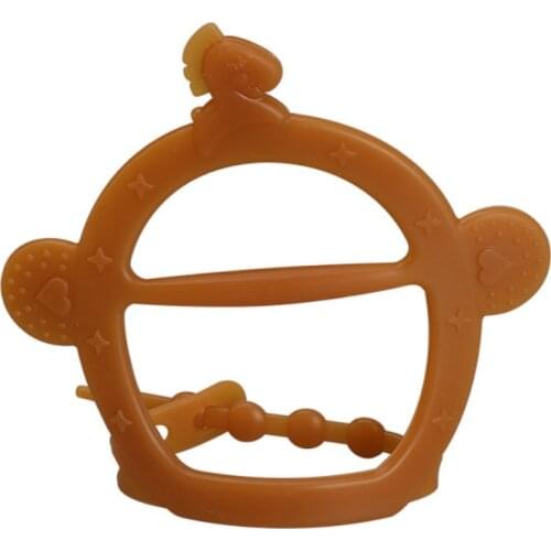 1pc Easy Hold Food Grade Silicone Baby Teether Safety Infant Teething Gel for Toddler Grind Teeth Newborn Baby Teething Toys