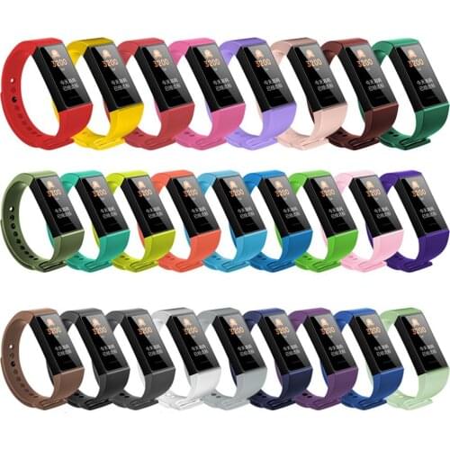 2Pcs Replacement Silicone Smart Bracelet Watch Wrist Strap Wristband Pin Buckle Strap Sports Version Strap for Xiaomi Redmi Band