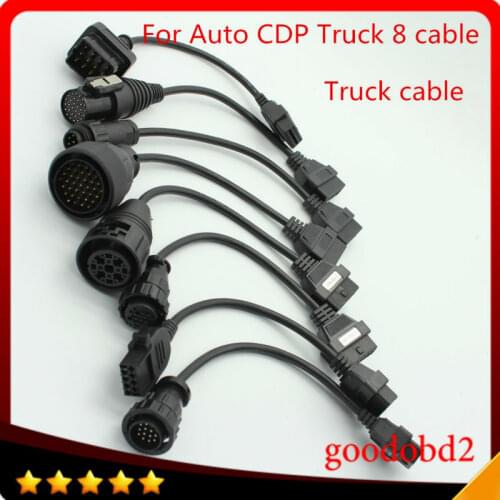 Truck Diagnostic tool cable TCS cdp PRO plus SCANNER connecter truck 8 cables for VD600 cdp+,WOW diagnostics tool connect cable