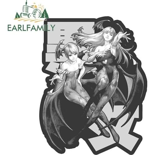 EARLFAMILY 13cm x 10cm for Dark Girls Cartoon Funny Car Stickers Windows Motorcycle Decal Scratch-Proof Waterproof Car Styling