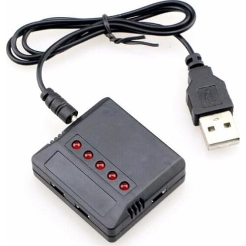 JJRC H37 H31 RC Drone Quadcopter Spare Parts 5 in 1 3.7V Lipo Battery Adapter Charger USB Interface