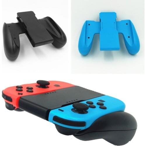 2PC Gaming Grip Handle Controller Comfort Grip Handle Bracket Support Holder for Nintend Switch Joy-Con Plastic Handle Bracket