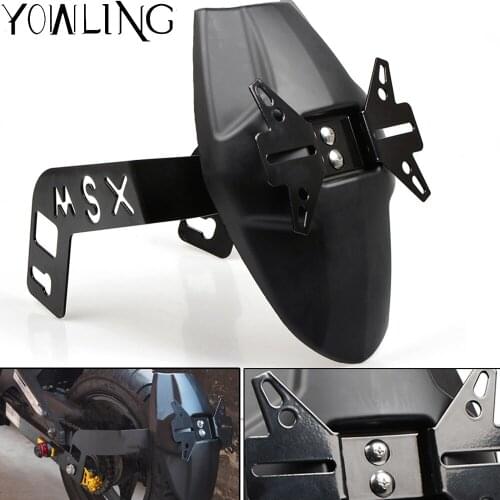 Msx125/SF Motorcycle Rear Wear-resistant Fender Mudguard Adventure Fender Forward Splash Guard For Honda MSX125 2013 2014 2015