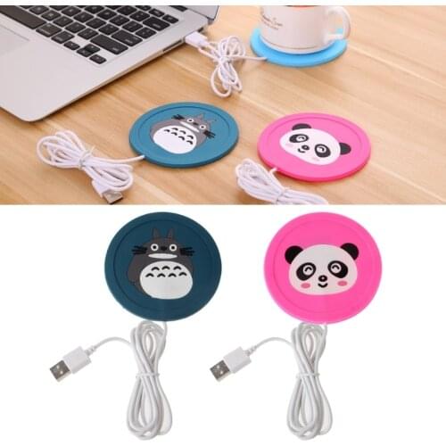 Cartoon 5V USB Warmer Silicone Heater for Mug Coffee Hot Drinks Beverage Cup Mat Pad