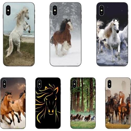 Soft Stylish Case Beautiful Sunset Running Horse For Galaxy A3 A5 A6 A6s A7 A8 A9 A10 A20E A30 A40 A50 A60 A70 A80 A90 Plus 2018