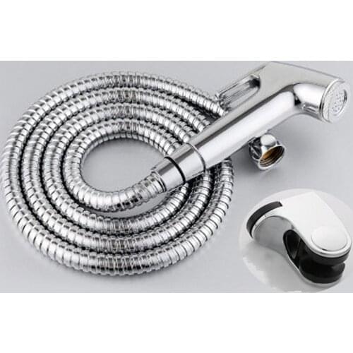 Handheld Toilet Bidets Sprayer Set Wall Bracket Stainless Steel Hand Bidet Faucet for Bathroom Shower Head Self Cleaning
