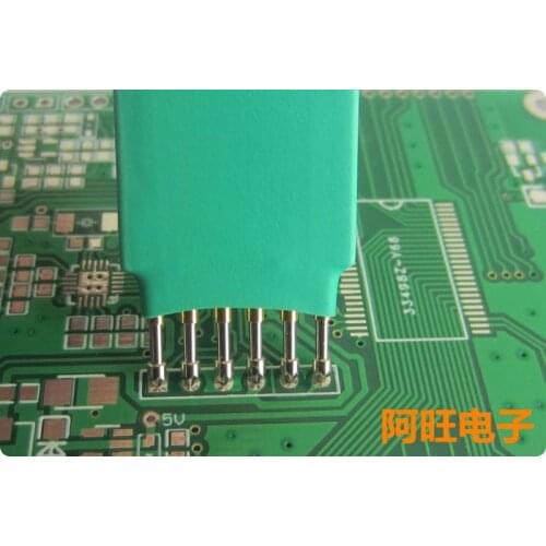 Burn the Download Line Thimble 2.0mm-6P Write Program Probe Test Needle Spring Pin 6 Feet