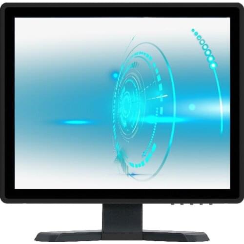 15 Inch 1024x768 Desktop Computer LCD Screen Display Monitor With AV BNC VGA HDMI USB for CCTV Raspberry Pi Windows System