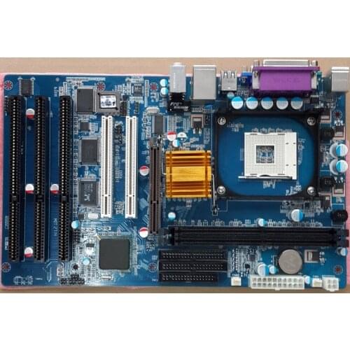 New Original 845GV 845GL ISA Mainboard 478 DDR ISA Motherboard 2PCI 1 AGP 4/8X, 3 *ISA Industrial Tax motherboards