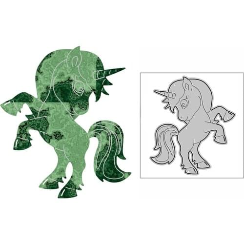 New Pure Unicorn Animal Craft Embossing Mold 2021 Metal Cutting Dies for DIY Decorative Scrapbooking Album Card Making No Stamps