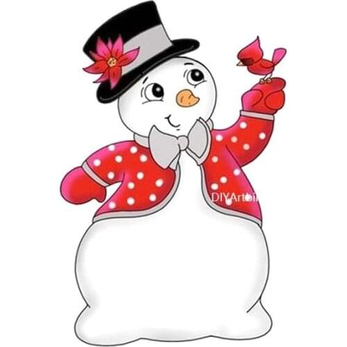 Christmas Snowman Cutting Dies new 2021 DIY Dies Scrapbooking Paper Making Craft die