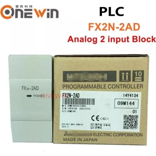 New and Original FX2N-2AD MELSEC-F PLC Analog 2 input Block Expansion Module