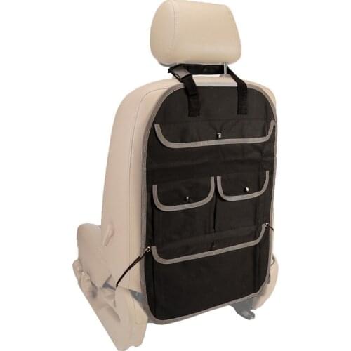 Car Back Seat Organizer Cover Back Box Grocery Storage Bag Food Case Container Net Trunk Kick Mat Organiser Kit Car-styling