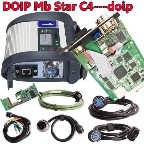 With DOIP diagnostic Full Chip MB Star C4 SD Connect Star Diagnosis C4 with Newest 2021.06 Software Vediamo DTS Free Shipping