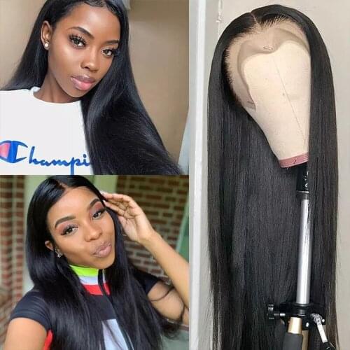 13x4 Lace Front Wig Bone Straight Lace Front Human Hair Wigs Peruvian 4x4 Lace Closure Wig T Part Lace Wig For Women Pre Plucked