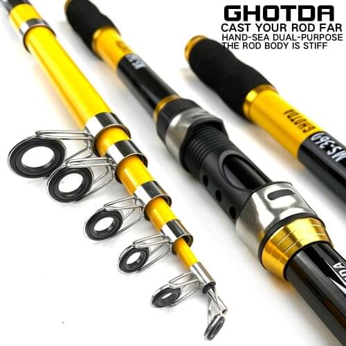 Carbon Fiber Fishing Rod Or Rod Reel Combos Portable Telescopic Fishing Pole 13BB Spinning Reel Fishing Set
