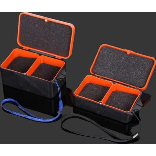 Portable Fishing Bait Lure Maggot Earthworm Worm Storage Case Box with Lanyard Fish Accessories Plastic Storage Case