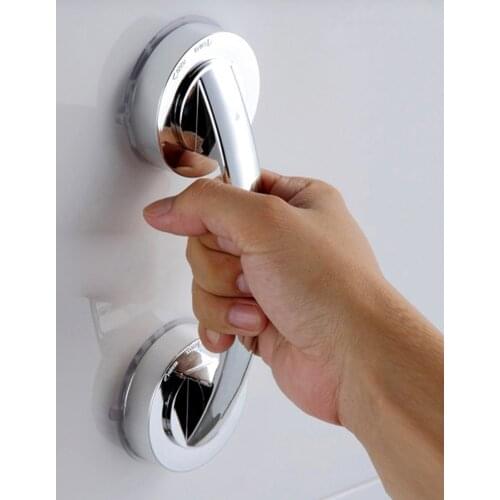 Bathroom Suction Cup Style Handrail Handle for Bathroom Accessories Glass Door Handle Children Elder Strong Sucker Hand Grip