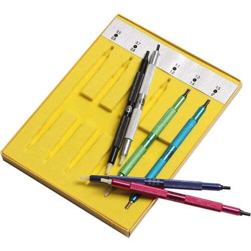 Watch Hand Pressers 6pcs 12 Sizes Fitting Watchmakers Repairs Setting Tool