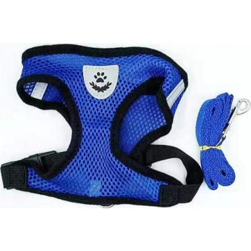 Bibss petzone store Mesh Cat Harness And Leash Breathable Kitten Cats Harnesses Small Dog Puppy Harness For French Bulldog