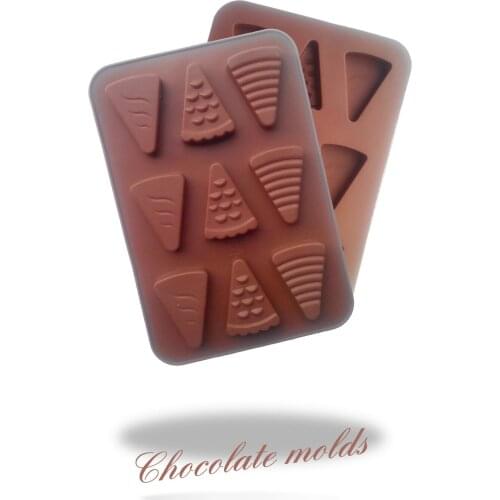 Triangle Type Silicone Cake Chocolate Mold Jelly Mold Cake Moulds Bakeware D514