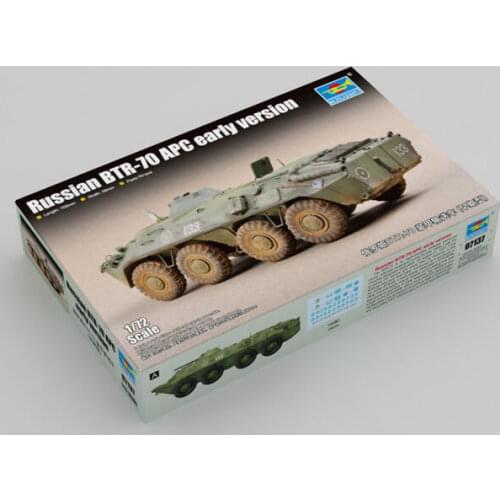 Trumpeter 07137 1/72 Russian BTR-70 APC Early Armored Transport Vehicle Car Kit TH05615-SMT6