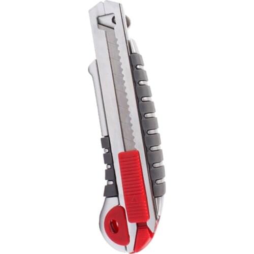 Retractable Blade Knife Pocket Utility Knife Plastic Shell SK5 Blades 18mm Sharp Cutting Tool Cutter
