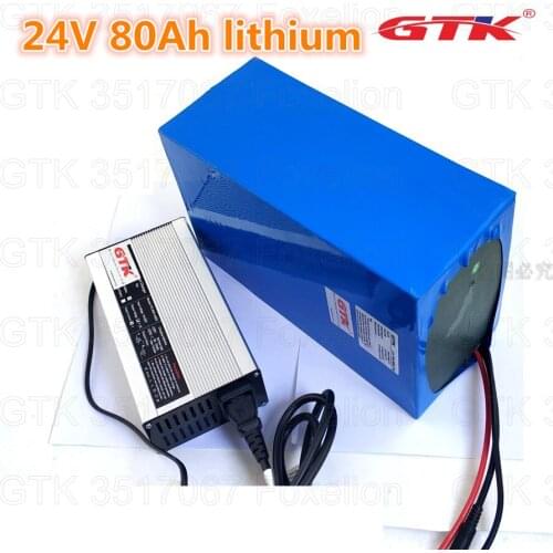 Customized Deep Cycle Lithium Ion Battery Pack 24V 80Ah for Electric Boat energy storage mower LED light medical devices scooter
