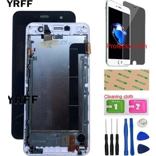 LCD Display For Prestigio Muze G3 LTE PSP3511 PSP 3511 DUO Touch Screen Digitizer Glass Panel Glass Sensor With Frame Tools Gift