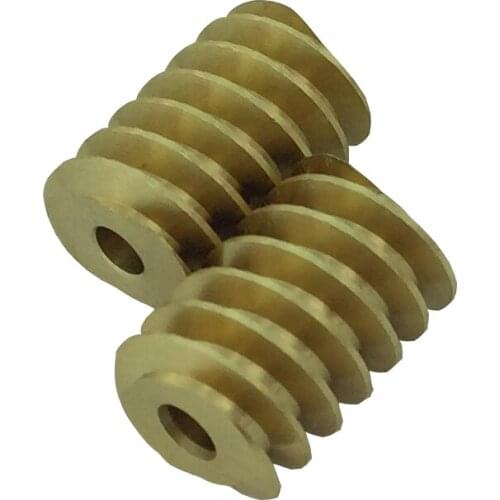 2PCS A58 Gear Reducer Worm Gear Micro Worm Gearbox Starter Gear Length 14mm Diameter 9.7mm Inner hole 3mm and 3.0 axis tight fit