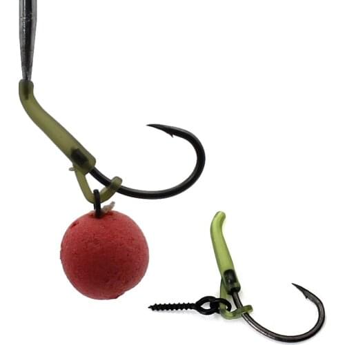 20PCS Carp Fishing Accessory Line Aligner Rubber Anti Tangle Sleeve for D rig Aligner Pop Up Boilies Bait Screw Connector Sleeve