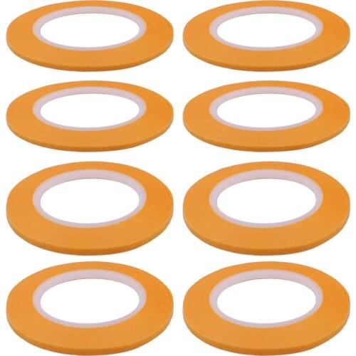 8x Painting Masking Tape DIY Model Paste Roll Tapes Craft Tools 2mm & 3mm
