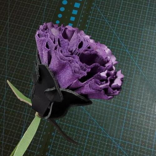 9pcs/set designer leather craft template cutter carnation flower cutting dies knife mould hand punch