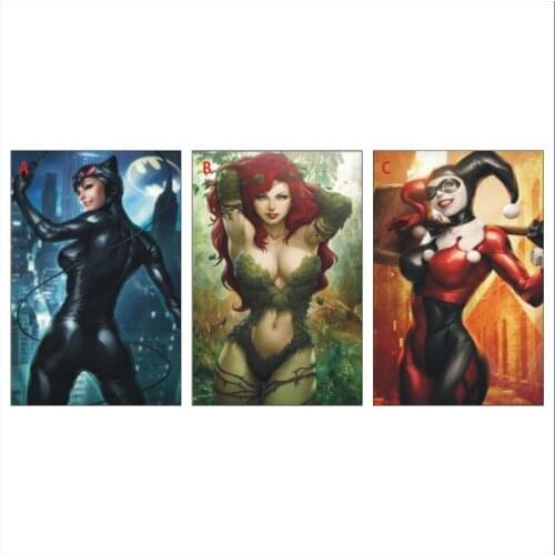 5D DIY diamond painting cartoon girl embroidery square diamond cross stitch set mural home decoration LY013