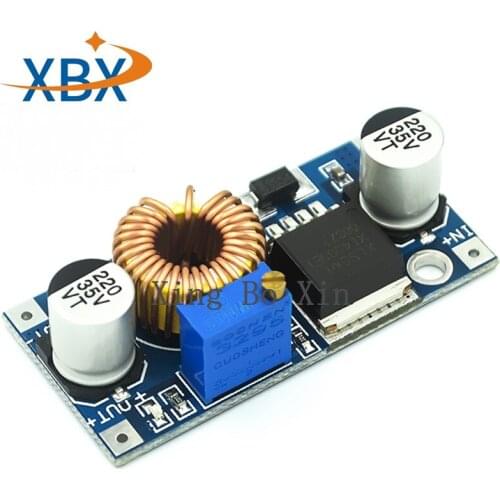 Free Shipping10PCS XL4005 DSN5000 Beyond LM2596 DC-DC adjustable step-down 5A 75W power Supply module Large current Large power