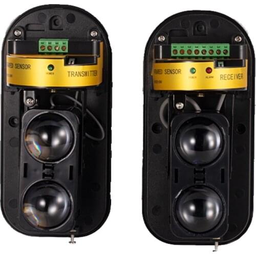 Infrared Detector Intrusion AlarmBurglar Alarm ABT-150 Photoelectric Dual Beam Perimeter Fence Window Outdoor
