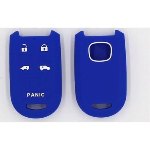 2PC Silicone Key Case Cover Holder for Honda Accord 2018 Inspire Crider Envix 2019 Remote Control Car Keychian Key Fob