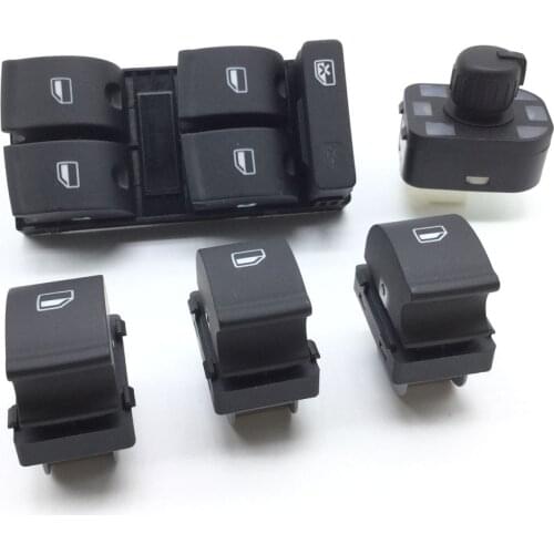 8E0959565A Power Electric Master Window Mirror Control Switch 8E0959855 For AUDI A4 S4 B6 B7 RS4 SEAT Exeo 8E0959851B 8E0959855