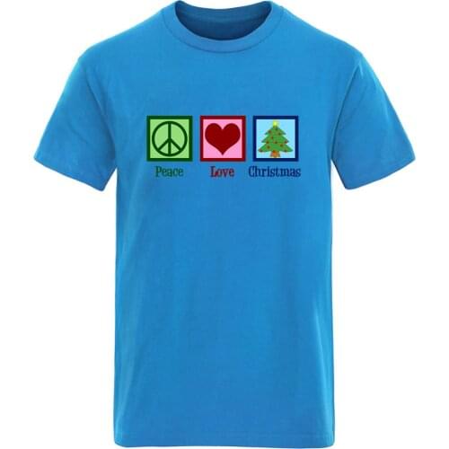 Pesce Love And Christmas Oversize Short Sleeve Tshirt Mans High Quality Harajuku Clothing Tops Leisure S-3XL 2020 Ropa De Hombre