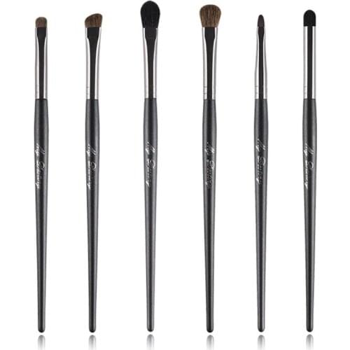 MyDestiny The Professional Eye Kit III - 6-Qualified-Eye-Brushes gives High-Impact Eye Look - Beauty Makeup Eyeshadow Brush Tool