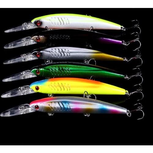 HENGJIA Fishing Tackles 1pcs 12.7g 145mm Floating Minnow Fishing Hard Artigicial Bait Dream Master Wobblers Hooks Carp Fishing