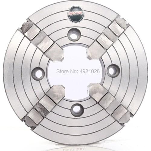 SAN OU K72-200 4 jaw chuck/200MM manual lathe chuck/4-Jaw Independent Chuck with Wrench and Screws